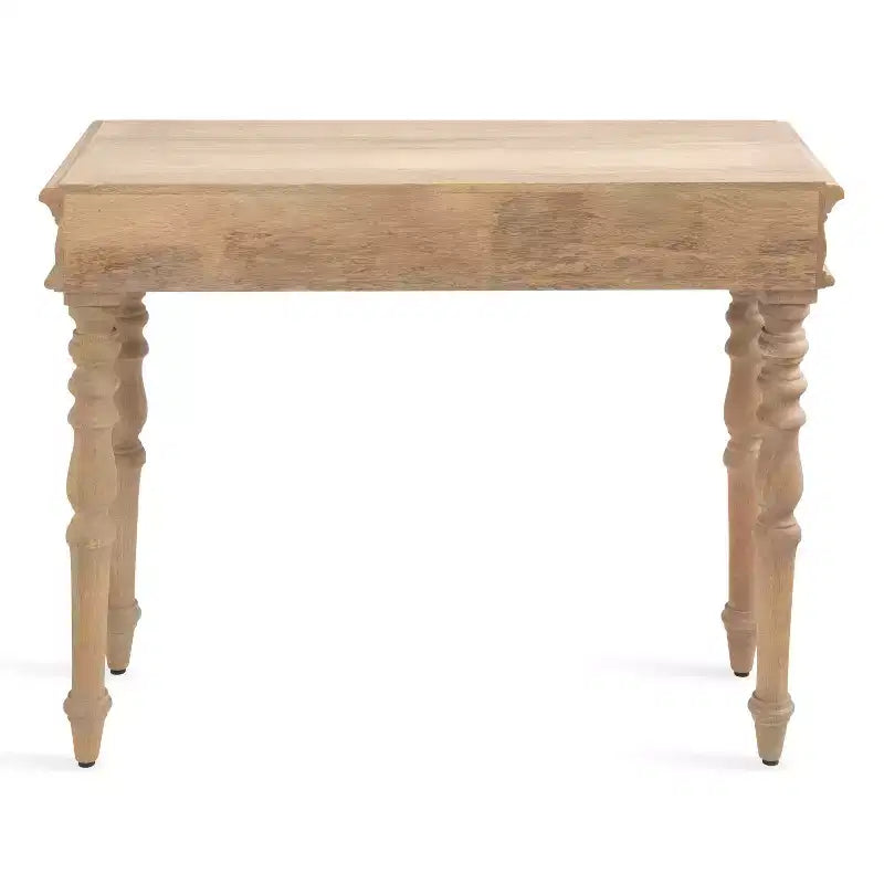 Tavolo Console Rettangolare in Legno Kate e Laurel Patresa, 36x14x30, Marrone
