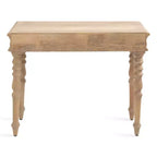 Tavolo Console Rettangolare in Legno Kate e Laurel Patresa, 36x14x30, Marrone