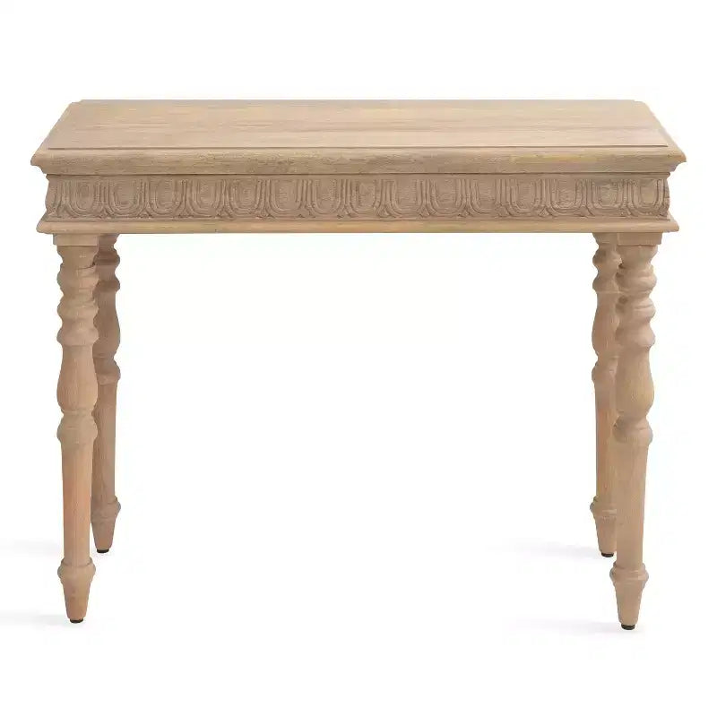 Tavolo Console Rettangolare in Legno Kate e Laurel Patresa, 36x14x30, Marrone