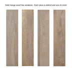Tavolo Console Rettangolare in Legno Kate e Laurel Patresa, 36x14x30, Marrone