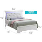 Passion Furniture Verona e Letti Queen con Pannello