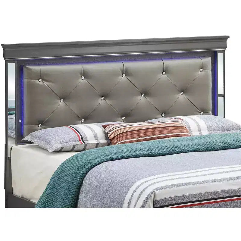 Passion Furniture Verona e Letti Queen con Pannello