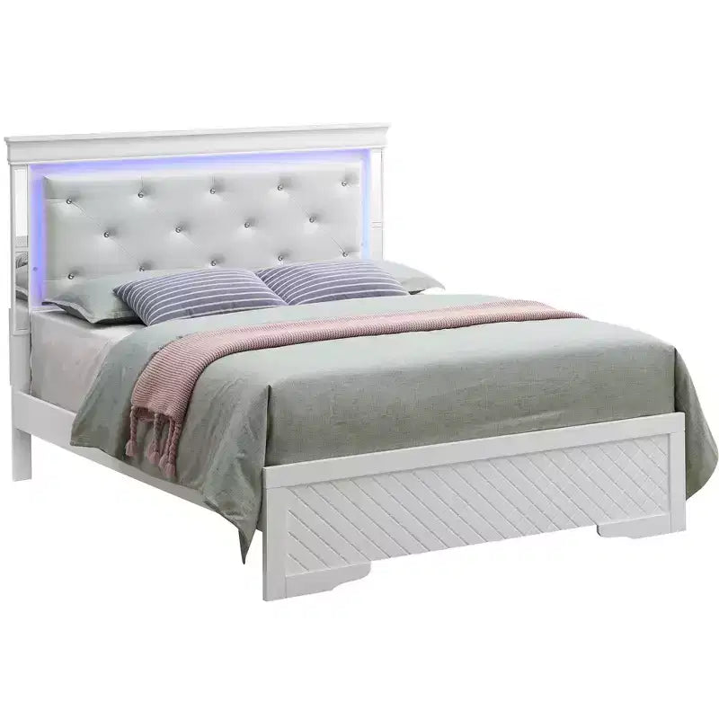 Passion Furniture Verona e Letti Queen con Pannello