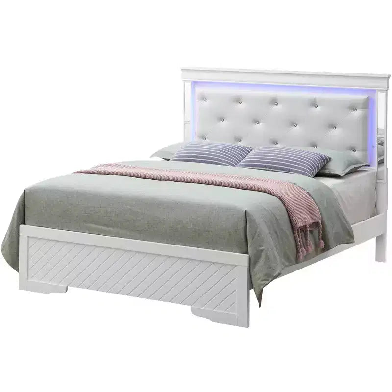 Passion Furniture Verona e Letti Queen con Pannello
