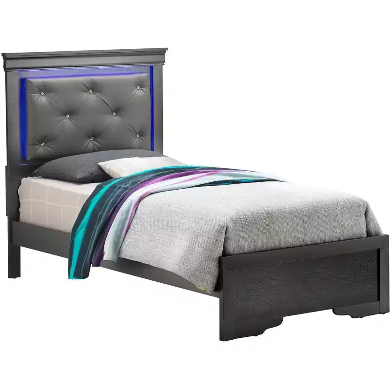Letti a pannello Lorana e Twin di Passion Furniture