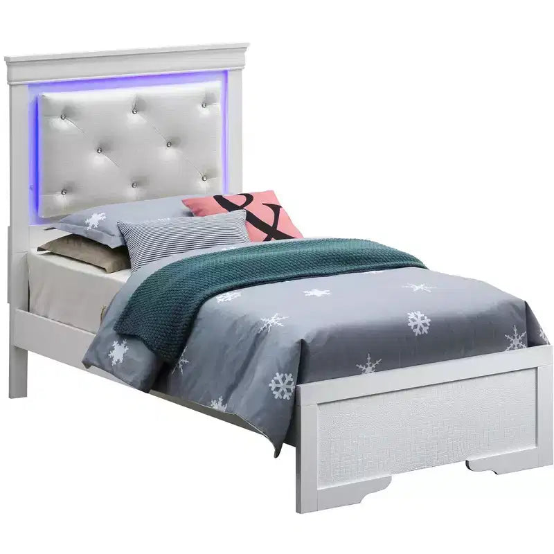 Letti a pannello Lorana e Twin di Passion Furniture