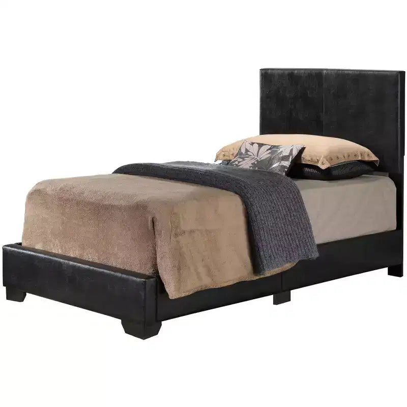 Letto da giorno imbottito a pannelli gemelli Passion Furniture Aaron