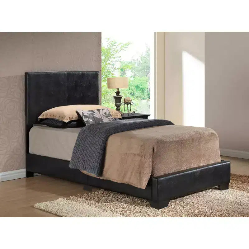 Letto da giorno imbottito a pannelli gemelli Passion Furniture Aaron
