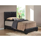 Letto da giorno imbottito a pannelli gemelli Passion Furniture Aaron