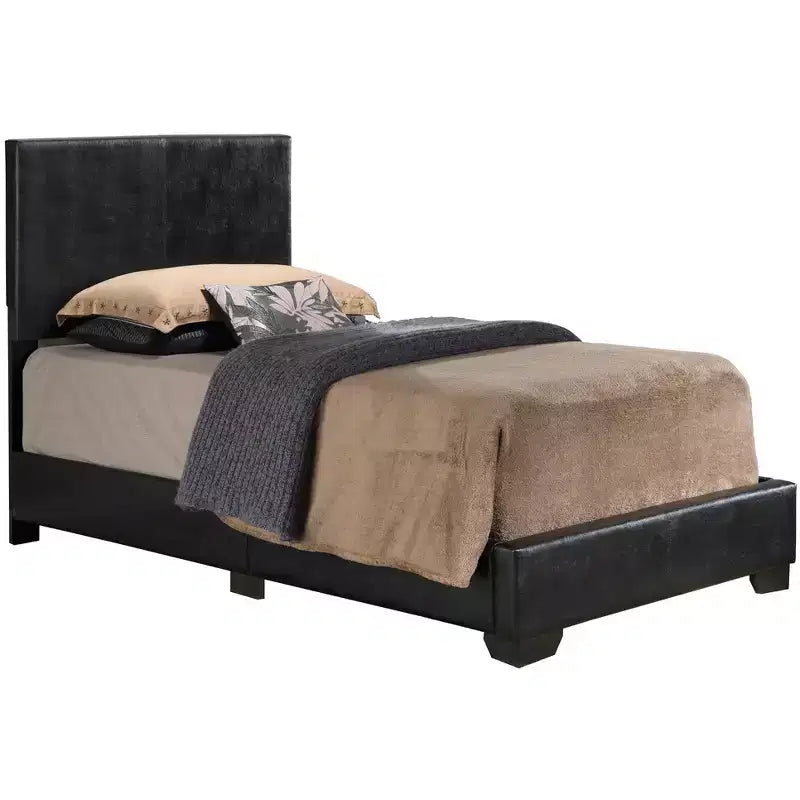 Letto da giorno imbottito a pannelli gemelli Passion Furniture Aaron