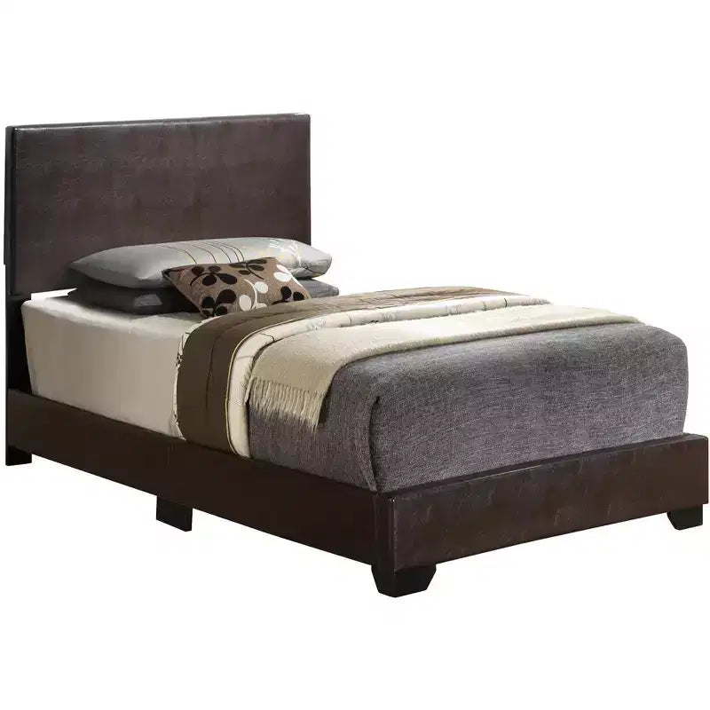 Letto da giorno imbottito a pannelli gemelli Passion Furniture Aaron
