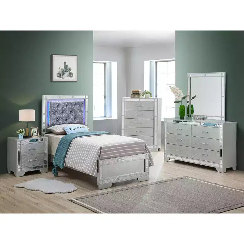 Letti con pannelli Passion Furniture Madison
