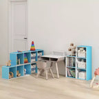 Furinno Scaffale Aperto Reversibile a 4 Ripiani, Libreria Sottile, Scaffale Espositivo