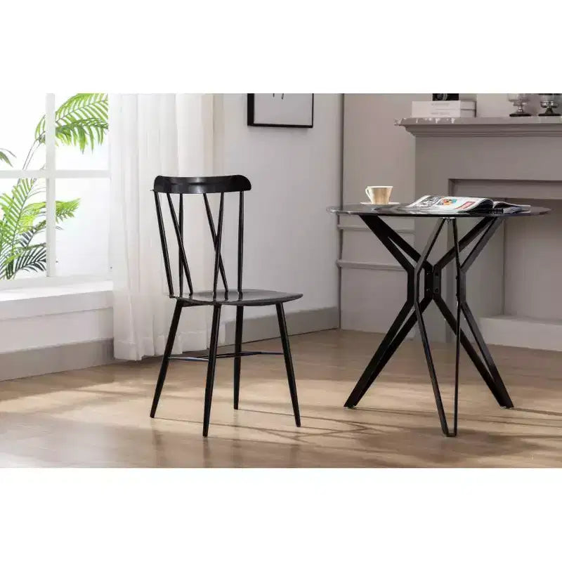Set of 2 Savannah Metal Dining Chairs - Boraam Industries