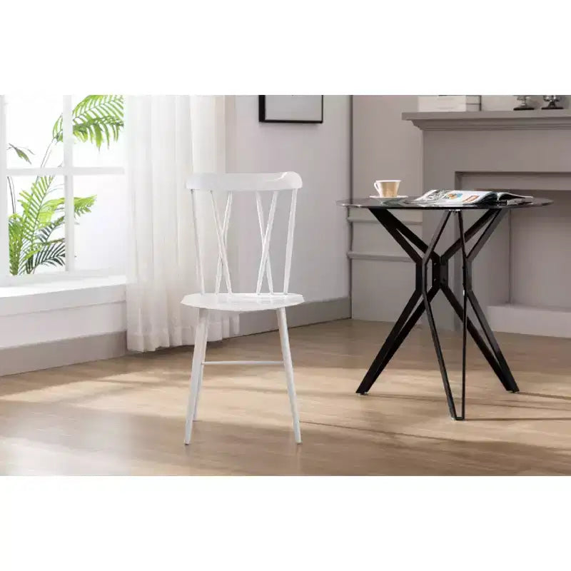 Set di 2 sedie da pranzo in metallo Savannah - Boraam Industries