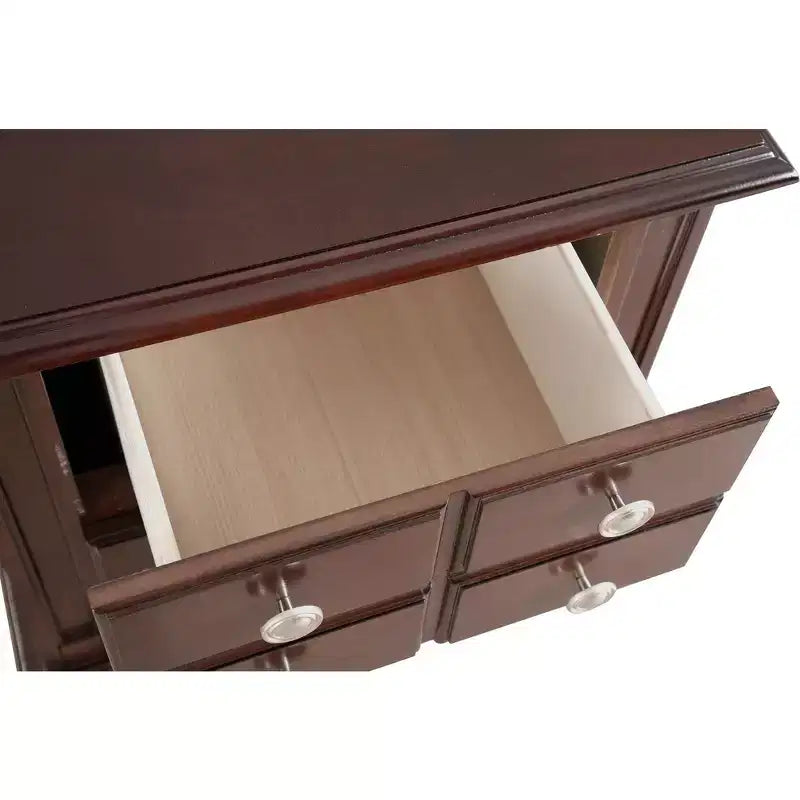 Comodino a 5 cassetti Passion Furniture Summit (27 pollici A x 16 pollici L x 24 pollici P)