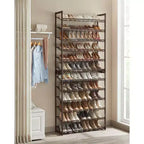 Scarpiera a 12 livelli, alta, in metallo, organizer per scarpe