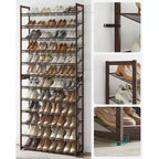 Scarpiera a 12 livelli, alta, in metallo, organizer per scarpe
