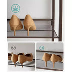 Scarpiera a 12 livelli, alta, in metallo, organizer per scarpe