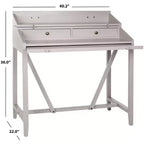Scrittoio Wyatt con ripiano estraibile - AMH6509 - Safavieh Couture