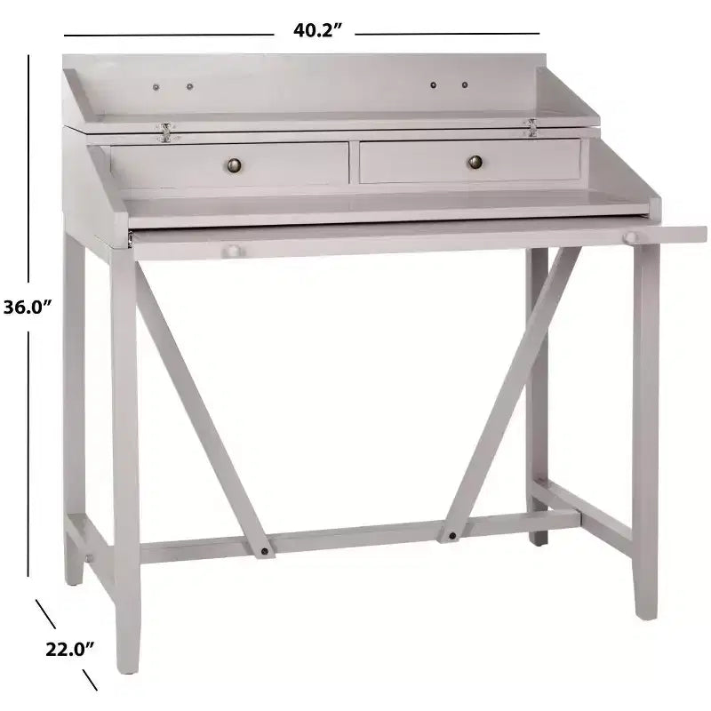 Scrittoio Wyatt con ripiano estraibile - AMH6509 - Safavieh Couture