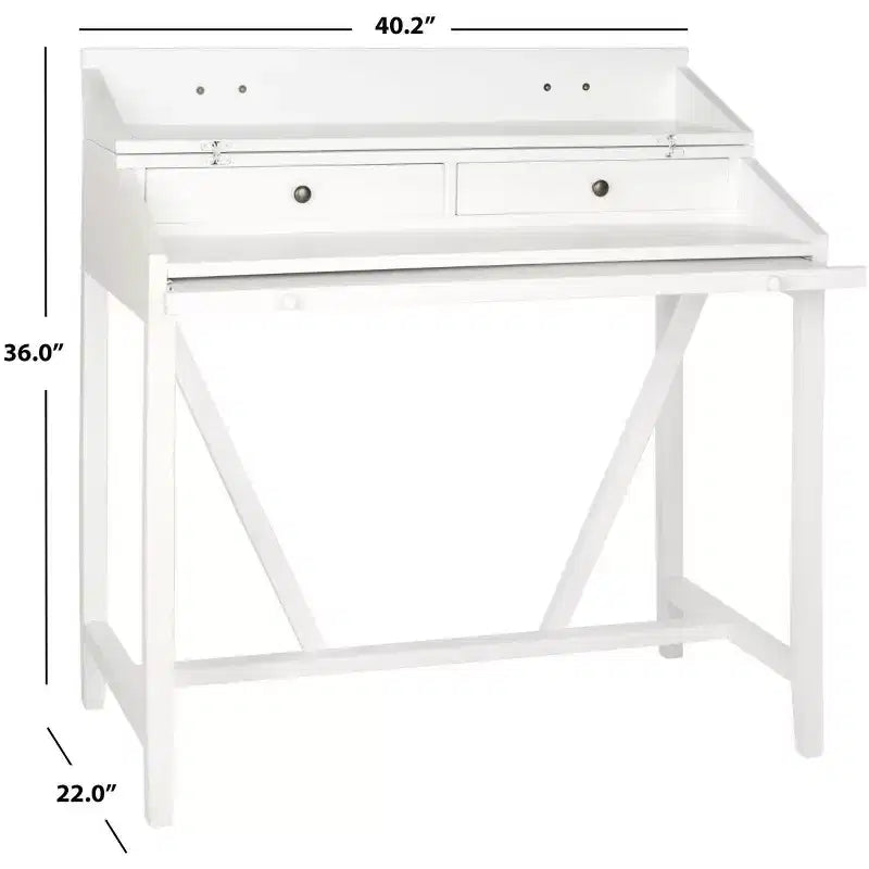 Scrittoio Wyatt con ripiano estraibile - AMH6509 - Safavieh Couture