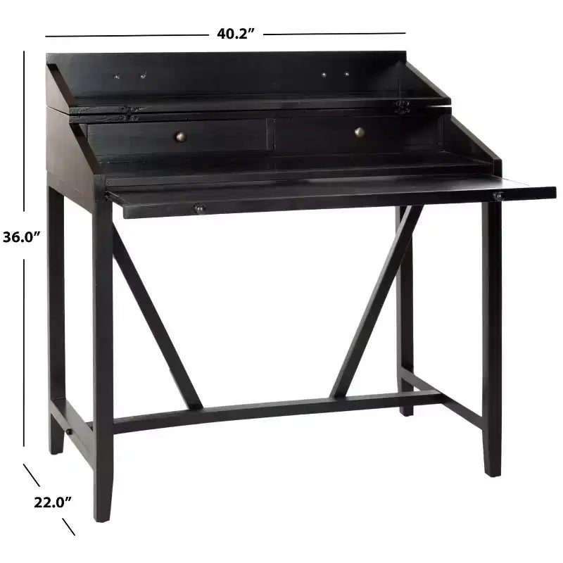 Scrittoio Wyatt con ripiano estraibile - AMH6509 - Safavieh Couture