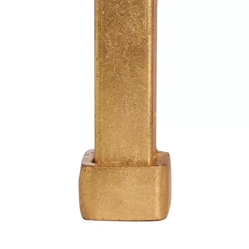Tavolino Hanzel Gold Leaf in vetro - AMH8312 - Safavieh Couture