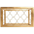 Tavolino Hanzel Gold Leaf in vetro - AMH8312 - Safavieh Couture