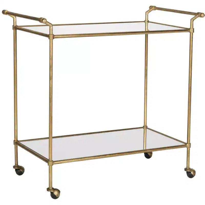 Carrello portavivande Felicity - FOX2558A - Oro/Specchio - Safavieh
