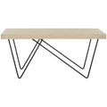 Amos Coffee Table - Light Brown - Safavieh