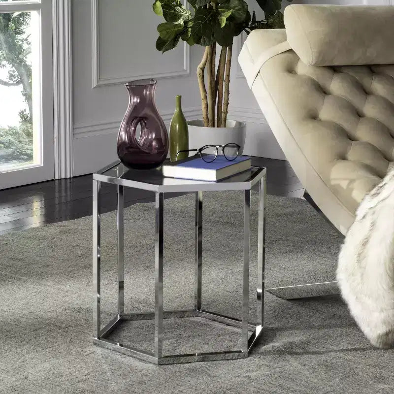 Tavolino Teagan - MMT6002A - Cromo - Safavieh