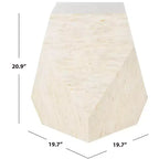 Tavolino Lea Mosaic Geometrico - TRB1010A - Multicolore/Beige Chiaro - Safavieh