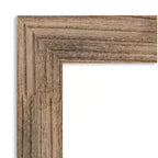 Specchio da parete Amanti Art Gufo Marrone Stretto Non Smussato con cornice in legno