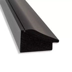 Specchio Amanti Art Yale Walnut Non-Beveled da Appendere alla Porta o a Parete, Lunghezza Intera, 51,5 x 17,5 pollici.
