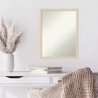 Specchio da parete Amant Art Svelte senza smussatura con cornice in legno