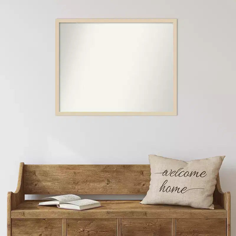 Specchio da parete Amant Art Svelte senza smussatura con cornice in legno