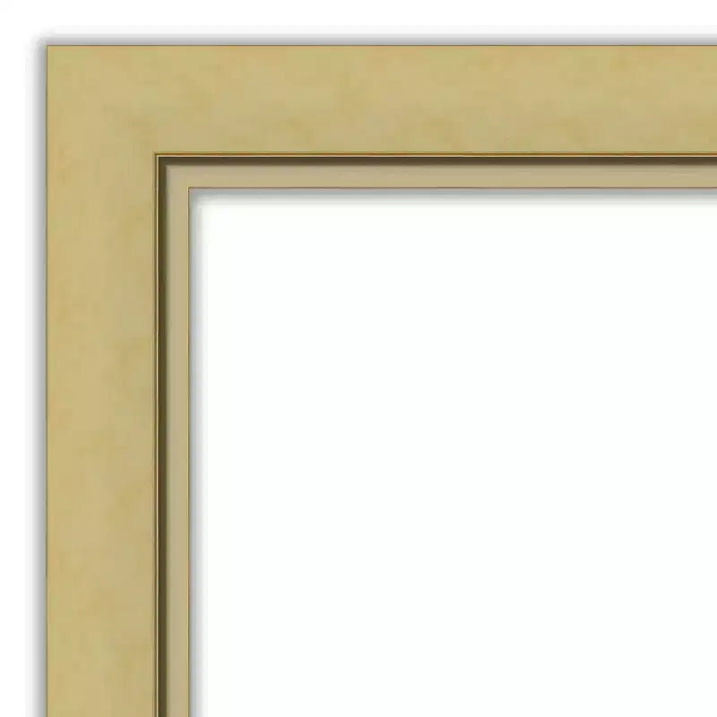 Amanti Art Landon Gold Stretta Non Smussata Specchio da Porta Specchio a Figura Intera, Specchio da Parete 51,5 in x 17,5 in.