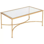 Tavolino Matilda - Oro/Vetro - Safavieh