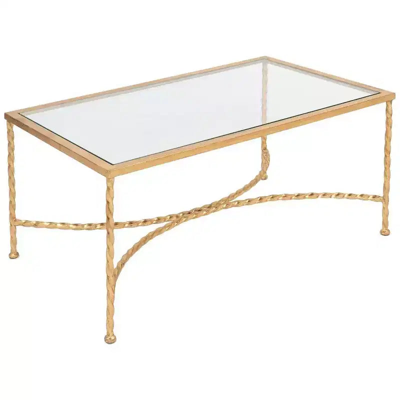 Tavolino Matilda - Oro/Vetro - Safavieh