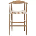 Bandelier Barstool - BST1005 - Natural/White - Safavieh