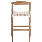 Sgabello Bandelier - BST1005 - Naturale/Bianco - Safavieh