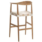 Sgabello Bandelier - BST1005 - Naturale/Bianco - Safavieh