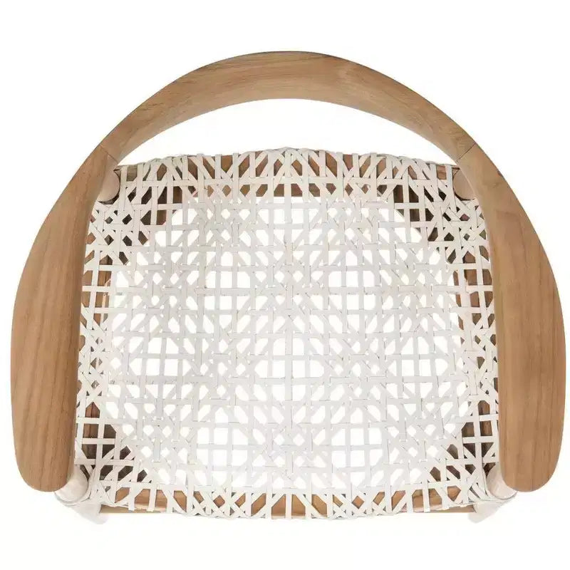 Sgabello Bandelier - BST1005 - Naturale/Bianco - Safavieh