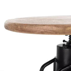 Sgabello da bancone Kai girevole regolabile - BST3700 - Miele Naturale/Nero - Safavieh