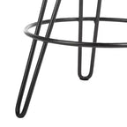 Sgabello da bancone Kai girevole regolabile - BST3700 - Miele Naturale/Nero - Safavieh