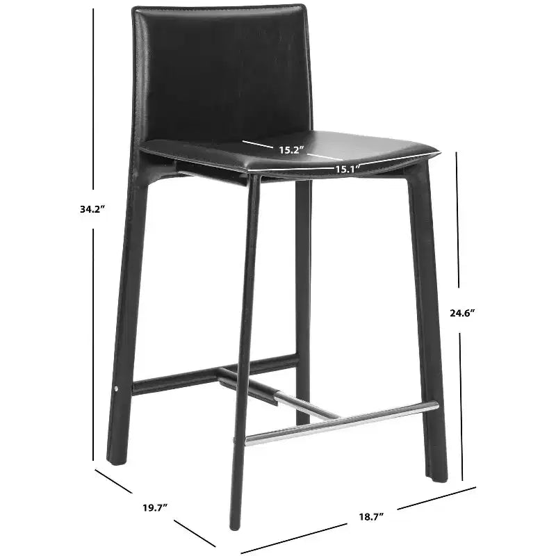 Sgabello da bancone Janet (set di 2) - FOX2005 - Safavieh Couture
