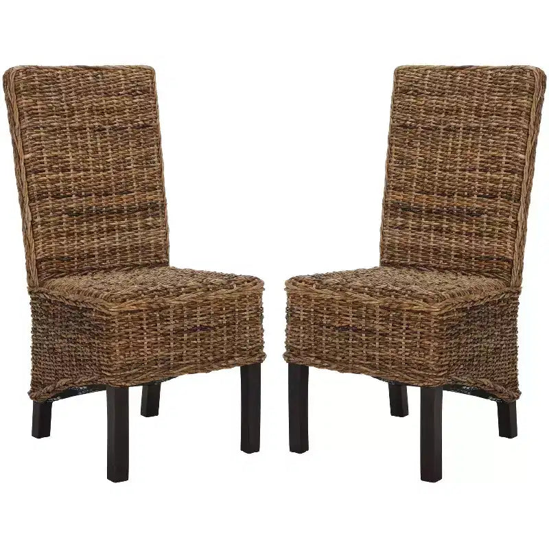 Pembrooke 19 H Rattan Side Chair (Set of 2) - FOX6520 - Safavieh Couture