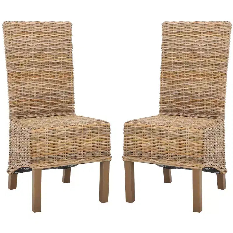 Pembrooke 19 H Sedia in Rattan (Set di 2) - FOX6520 - Safavieh Couture