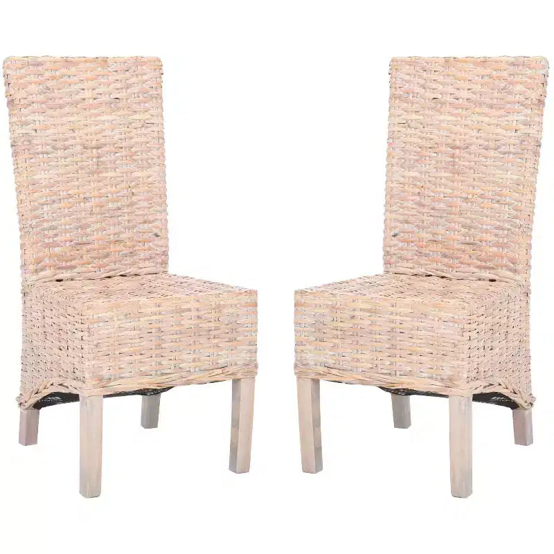Pembrooke 19 H Sedia in Rattan (Set di 2) - FOX6520 - Safavieh Couture